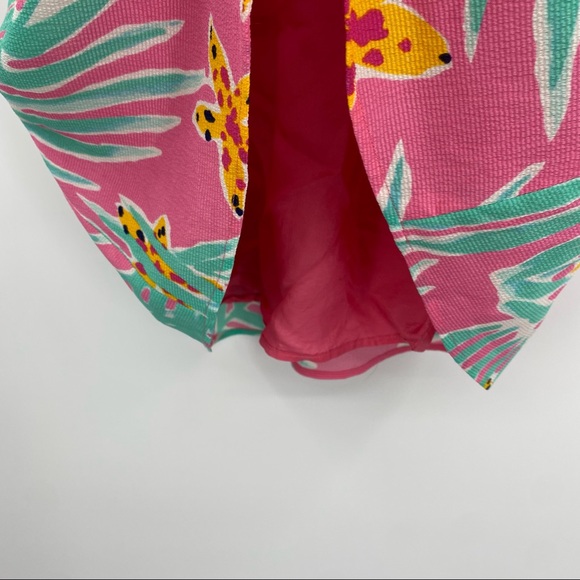 Lilly Pulitzer Pink Tropical Skirt Small - Picture 3 of 8